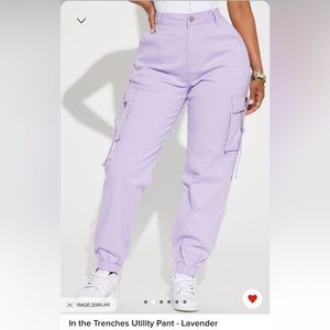 Fashion Nova - In The Trenches Utility Pant- Medium